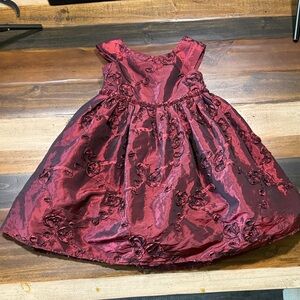 Sweet Heart Rose Red Shimmering Dress